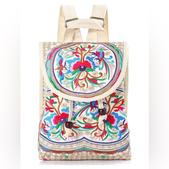 Goodhan Handbags - 🥳HP🥳Goodhan Vintage Embroidered Backpack Purse